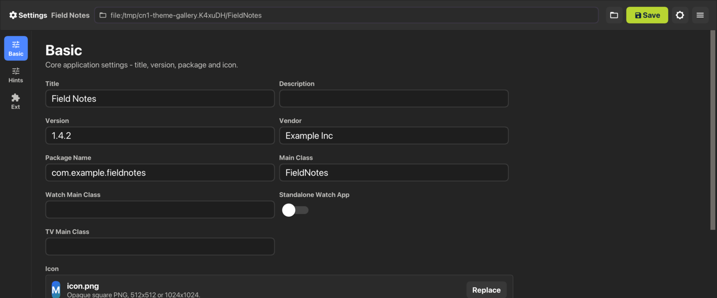 Settings with the Adwaita theme in dark mode, captured on macOS