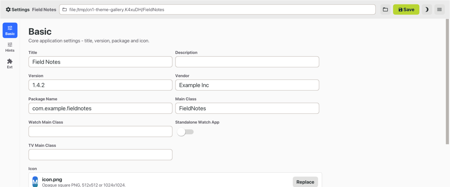 Settings with the Adwaita theme in light mode, captured on macOS
